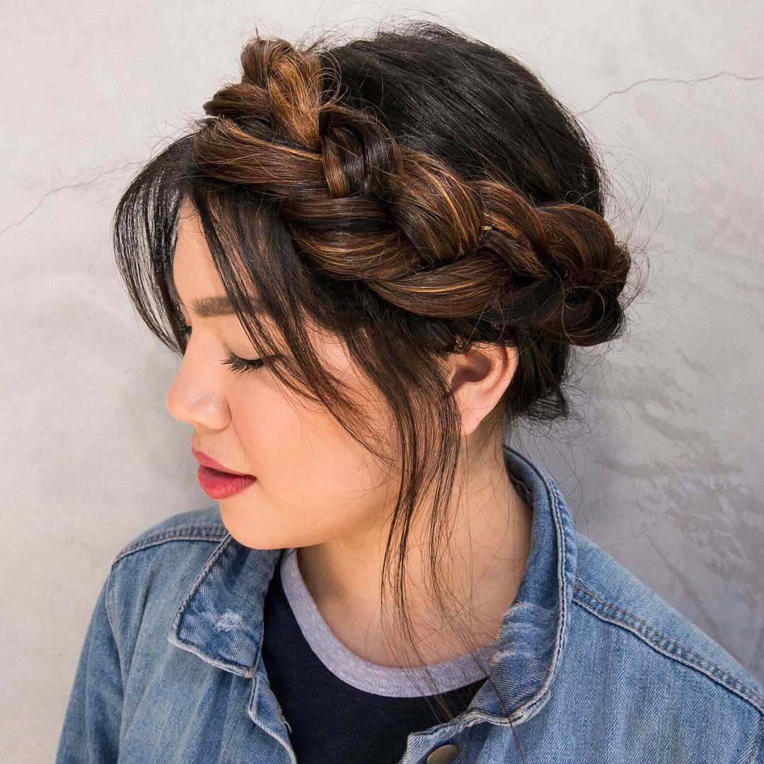 Easy Triple Braided Hairstyle - Babes In Hairland